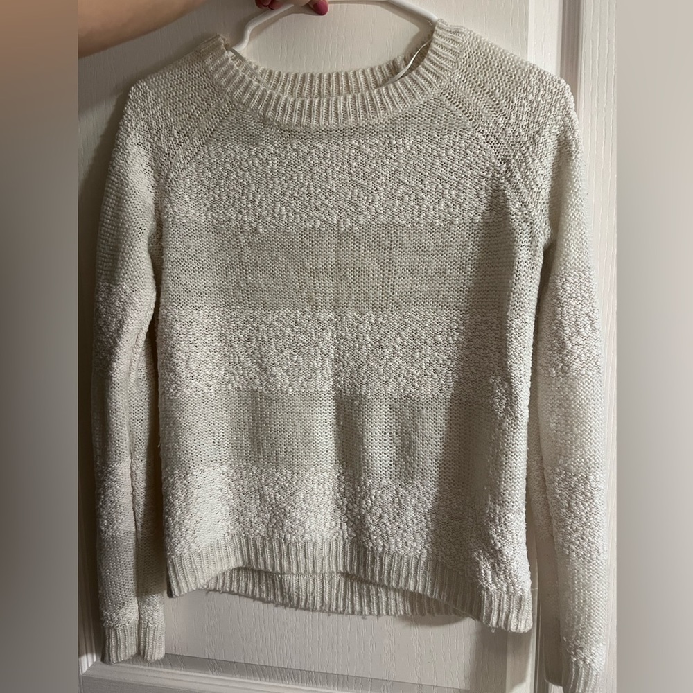 Lauren Conrad - Cream Stripped Sweater